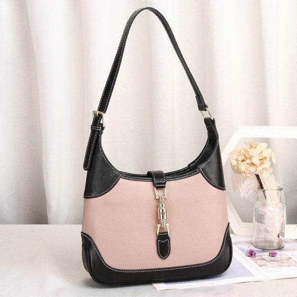 c99a9dd8-be89-465c-92ea-b7804647c74c.jpg Leather Shoulder Small Female Cowhide Soft Leather Armpit Bag